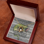 The One Who Didn't Get Away! Happy Birthday Bass - to My Soulmate Necklace for Women - to My Wife Necklace With Message Card - Gift for Wife - Birthday Gift for Wife -