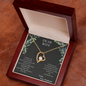 Valentines Day Gifts For Wife, Wife Birthday Gift, Anniversary Gift For Wife from Husband,Dear Wife A special necklace to warm her heart - Love Your Husband, Gold Woman Name Jewelry