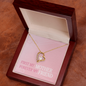 First My Mother Forever My Friend Forever Love Necklace, Mother Gift Mother's Day Gift for Mom from Daughter Son Kids, Birthday Gift Jewelry with Message Card and Gift Box