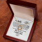 To My Wife - Heart Pendant Necklace - To My Wife Necklace With Message Card - Anniversary Gift For Wife - To My Wife Necklace - Husband Gift For Wife - Engagement Gift - Gift For Women - Birthday Gift