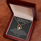 Necklace for Wife From Husband -  Gifts for Her - Couple Necklace Set ,friendship Necklaces, Customize Couple Necklace - to My Soulmate Necklace for Women - Valentine's Day Gift