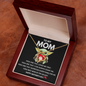 To My Mom Happy Mother's Day Gifts, Baby Yoda Lover Mom Grandma Girlfriend Wife Sister Daughter Granddaughter Necklace Christmas Birthday Valentines Gift Forever Love Necklace Pendant Jewelry with Message Card and Gift Box Present