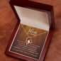 Mom in a million Gifts | To My Loving Mom Necklace I Love You Mom Forever Love Necklace Gifts From Daughter Son Kids Mom's Birthday Gift Mother's Day Gift Jewelry with Message Card and Gift Box, Mother's Day Gift, Gifts for Women, Mom Birthday Gift Ideas