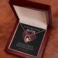 To Our Marvelous Mom Necklace, Mothers Day Gifts For Mom From Son Daughter Mom Necklace For Women New Mom Gifts Birthday Christmas Gifts With Heartfelt Message & Lighted Box