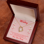 To My Mommy Love Your Tommy Necklace, Mom To Be Gift - Pregnancy Gifts for Expecting New Mom to Be, Forever Love Necklace Cute Gifts for Women Mommy New Mother First Time Mom Maternity Presents Mothers Day Christmas Jewellery Ideas