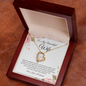 To My Wife Necklace With Message Card - Wife Birthday Gift - Anniversary Gift For Wife from Husband - Gift for wife from Husband - Wife Gift - Romantic Message for wife