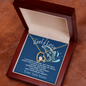 To My Wife Necklace Anniversary Gift For Wife - To My Reel Love Necklace - Your Solemate - Fishing Fisherman Necklace - Gift for wife - Anniversary for Wife
