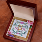 To The Best Mom Ever Forever Love Necklace Gifts Jewelry, Sentimental Gifts for Mom Mother from Daughter Son, Mom's Birthday Gift Mother's Day Gift Jewelry with Message Card and Gift Box, Jewelry for Mom