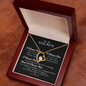 To My Soulmate - Alluring Necklace - Gift for Wife - Necklace for Wife - Gold Necklace for soulmate - To My Wife Necklace From Husband - Necklace for Sweet Heart