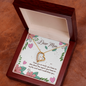 Dear Mom I Love You So Much Necklace, Mother Gifts, Appreciation Mom Jewelry Necklace with Sentimental Message Card Present (To My Loving Mom, Forever Love Necklace)
