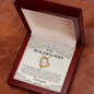 To My Wife Necklace- Valentines Day Gifts For Wife - To My Beautiful Wife Necklace - Forever Love Necklace for wife - I Love You - Gift for Your Blind Love'r - Necklace for wife - Handmade Necklace for soulmate