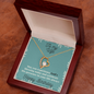 To My Wife Necklace - Gift for Wife Birthday Marriage - To My Wife Necklace From Husband - To My Soulmate Necklace For Women - Necklace For Wife From Husband