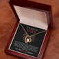 To My Smokin' Hot Wife - Gift For Wife - You Are Engine To My Life - Love Knot - To My Queen - To My Wife Necklace Anniversary Gift For Wife - To My Wife Necklace Birthday Gift
