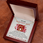 To My Beautiful Wife Never Forget That I Love You - I Will Love You Always & Forever - To My Wife Necklace - Valentines Day Gifts for Wife - Necklace for Wife