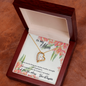 To My Mother Mom Necklace Gifts Jewelry, Forever Love Necklace Gifts for Mom Mother from Daughter, Appreciation Mom Jewelry Necklace with Message Card Present, Mom Necklace, Mother Necklace, Mom Gift,  Birthday Gifts for Mom, Jewelry for Mom