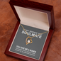 To My Smokin' Hot Soulmate - You Give Me A Boner - To My Wife Necklace With Message Card - Anniversary Gift For Wife - To My Beautiful Wife Necklace Boxed Jewellery - Personalised Card Gift for Wife from Husband Lover - Dirty Talk message Card
