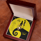 Jack & Sally - The Love Knot Necklace - To My Sally - To My Wife Necklace, Valentines Day Gifts For Wife - Romantic Gift for Wife - Love design Neckless for wifey - Gift For My Wife - Beautiful message card for her
