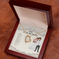 To My Future Wife Necklace - Two hearts for wife - Necklace for wife - To My Wife Necklace From Husband - To My Soulmate Necklace For Women - Birthday Gift for Wife