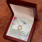 Love knot Pendant Necklace  - Message card for wife - To My Love Wife Necklace - Love your husband lathan - Love Your Husband Lathan