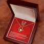 To My Lovely Wife - Forever Love Necklace - Love Your Husband - To My Wife Necklace From Husband - To My Soulmate Necklace For Women - Necklace For Wife From Husband