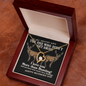 I Love You More Than Hunting - To My Trophy Wife - Best Gift for wife - Anniversary Gift For Wife from Husband - Romantic Neckless for wife - Romantic message for soulmate - To My Wife Necklace With Message Card