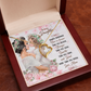 To My Daughter Forever Love Necklace, Birthday Christmas Gift for Daughter, meaningful Jewelry From Mom Parents