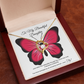 To My Beautiful Daughter Necklace, Meaningful Message Card Jewelry Box, Gift for Daughter's Birthday Graduation 2026, Thoughtful for Her from Mom Kids