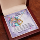 Mom Necklace Gift from Daughter, Birthday Gift Card Necklace From Son, Unique Personalized Gift for Mommy, Mothers Day Jewelry for Her