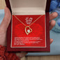 To My Lovely Wife - Forever Love Necklace - Love Your Husband - To My Wife Necklace From Husband - To My Soulmate Necklace For Women - Necklace For Wife From Husband