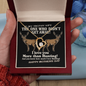 I Love You More Than Hunting - To My Trophy Wife - Best Gift for wife - Anniversary Gift For Wife from Husband - Romantic Neckless for wife - Romantic message for soulmate - To My Wife Necklace With Message Card
