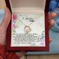 Love knot Pendant Necklace  - Message card for wife - To My Love Wife Necklace - Love your husband lathan - Love Your Husband Lathan