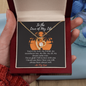To The Love of My Life - Love-Knot - All My Love - To My Beautiful Wife Necklace Boxed Jewellery - Personalised Card Gift for Wife from Husband Lover - Romantic message for wife - Gift for Girlfriend