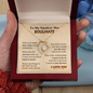 Gift For Your Soulmate - Hand In Hand - Love Knot - To My Smokin' Hot Soulmate - Gift For My Wife, Romantic Wife Gift -  Wife Birthday Surprise - wife gift from  future husband - Anniversary Gift For Wife