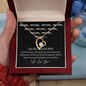 Mom Cute Memorable Mother's Day Gift - We Love You - Gift For My Wife - Romantic Wife Gift - Wife Birthday Surprise - To my Wife Necklace - Necklace with love message for wife