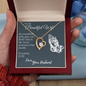 For My Beautiful Wife Love Your Husband, To My Wife Necklace, Valentines Day Gifts For Wife, Wife Birthday Gift, Anniversary Gift For Wife from Husband, Necless Gift for your Honourable soulmate