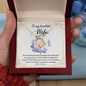 To My Beautiful Wife - You And Me Forever Everyday - Romantic Message from Hubby - Best Gift for Wife - Birthday Gift for her - Handmade Necklace for soulmate