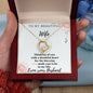 To My Beautiful Wife - Love From Your Husband - Gift for Wife Birthday - To My Beautiful Wife - Love From Your Husband - Gift for Wife Birthday - Couple Necklace Set -Friendship Necklaces - Customize Couple Necklace