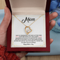 Mom Necklace with Forever Love Necklace from Daughter Son Mother Necklaces Jewelry Birthday Gifts for Mom, Mother's Day Gift for Mom from Son, Unique Moms Birthday Gift Ideas