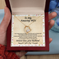 To My Amazing Wife Necklace - Gift For Wife - Still Choose You - Love Knot - Forever love Necklace for wife - Forever love from husband - Love for soulmate - Gift for soulmate - Couple Necklace Set - Friendship Necklaces - Customize Couple Necklace