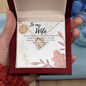 Gift for Wife Birthday - To My Wife Necklace - Happy Birthday My Love - To My Wife Necklace With Message Card - wife gift from husband future husband - Anniversary Gift For Wife -  Gift For Her,Handmade Jewelry