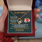 To My Wife Love Your Husband Necklace - To My Wife Necklace From Husband - To My Soulmate Necklace For Women - Necklace For Wife From Husband - To My Wife Necklace From Husband
