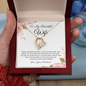 To My Wife Necklace With Message Card - Wife Birthday Gift - Anniversary Gift For Wife from Husband - Gift for wife from Husband - Wife Gift - Romantic Message for wife