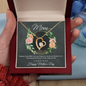 Mom I Love You Happy Mother's Day Gifts, Mother Gifts, Appreciation Mom Jewelry Necklace with Sentimental Message Card Present (To My Loving Mom, Forever Love Necklace), Unique Moms Birthday Gift Ideas, Mom Necklace, Mother Necklace, Jewelry for Mom