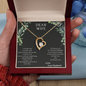 Valentines Day Gifts For Wife, Wife Birthday Gift, Anniversary Gift For Wife from Husband,Dear Wife A special necklace to warm her heart - Love Your Husband, Gold Woman Name Jewelry