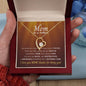 Mom in a million Gifts | To My Loving Mom Necklace I Love You Mom Forever Love Necklace Gifts From Daughter Son Kids Mom's Birthday Gift Mother's Day Gift Jewelry with Message Card and Gift Box, Mother's Day Gift, Gifts for Women, Mom Birthday Gift Ideas