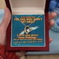To My Amazing Wife - Blue Marlin - I Love You More Than Fishing - Necklace for Soulmate - Love From Husband - Necklace for Wifey - Lovely Necklace for Wifey - Mother's Day Gift for Wifey - Soulmate Gift
