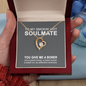 To My Smokin' Hot Soulmate - You Give Me A Boner - To My Wife Necklace With Message Card - Anniversary Gift For Wife - To My Beautiful Wife Necklace Boxed Jewellery - Personalised Card Gift for Wife from Husband Lover - Dirty Talk message Card