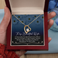 To My Beautiful Wife Necklace - To My Wife Necklace - To My Wife Necklace - Valentines Day Gifts For Wife - Romantic message for wife - Necklace for soulmate - Gift for Beautiful Spouse