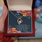 To My Wife - Necklace Gift Set  - To My Wife Necklace Anniversary Gift For Wife - Gift For Wife- To My Queen - Birthday Gift For Wife - To My Wife Necklace With Message Card