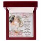 To My Daughter Forever Love Necklace, Birthday Christmas Gift for Daughter, meaningful Jewelry From Mom Parents